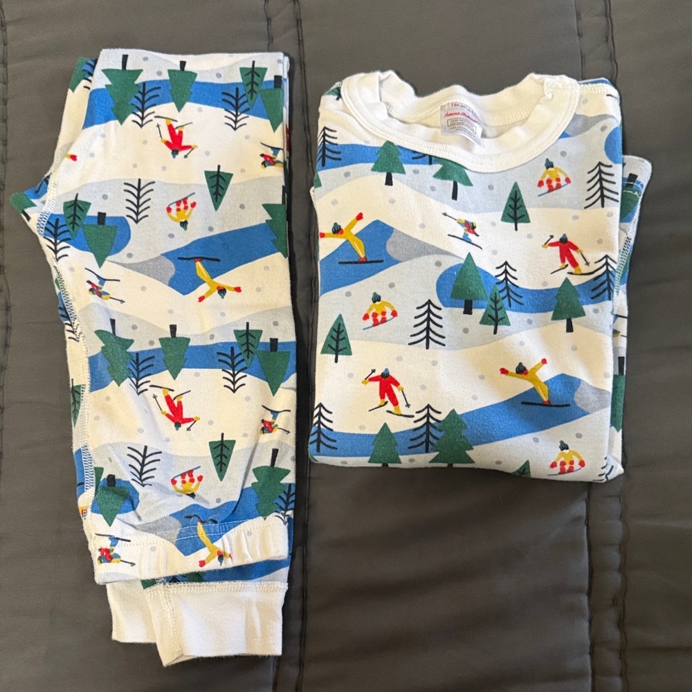 Hanna Andersson Ski Print Pajama Set